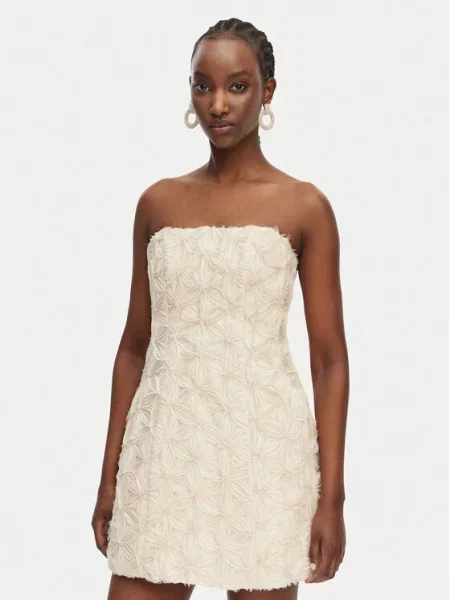 Bardot Rochie cocktail Karoline bej