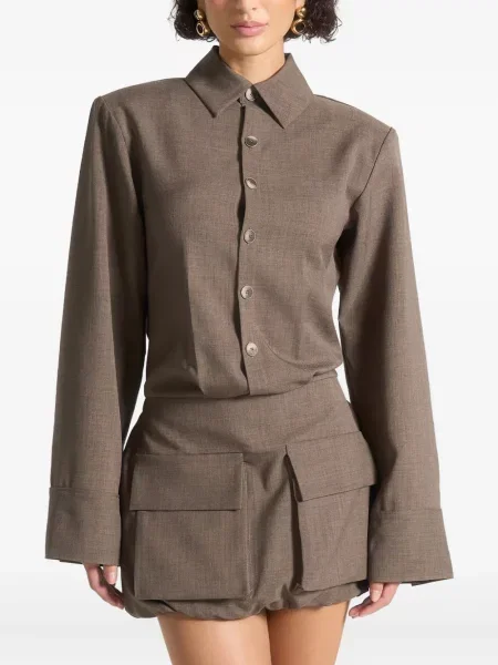 Rochie mini Manière De Voir de costum maro