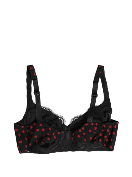 Сутиен Dolce & Gabbana на точки с дантела черно