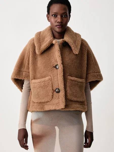 Max Mara jachetă scurtă pentru femei cu lână