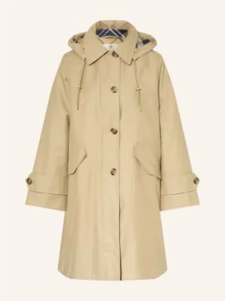 Barbour Kabát Harleigh S Odnímatelnou Kapucí velbloudí