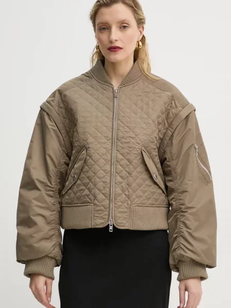 Stand Studio geaca bomber Kezia femei de tranzitie maro