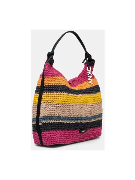 DKNY torebka shopper pleciona PAULA