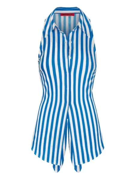 Koszula Simon Miller bez rękawów w paski niebieska