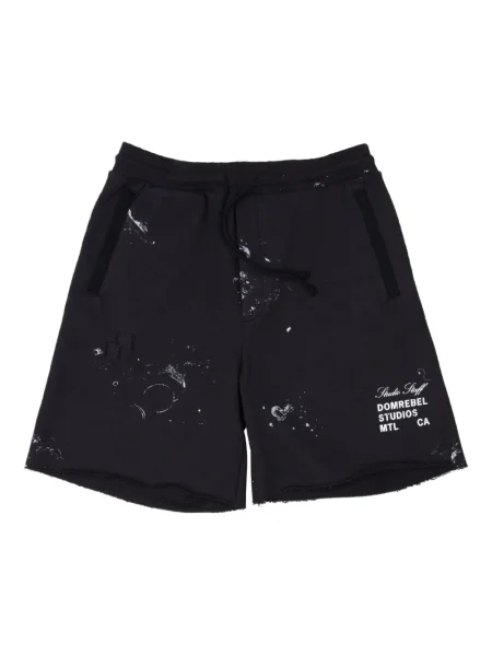 Pantaloni scurți de sport Domrebel negru