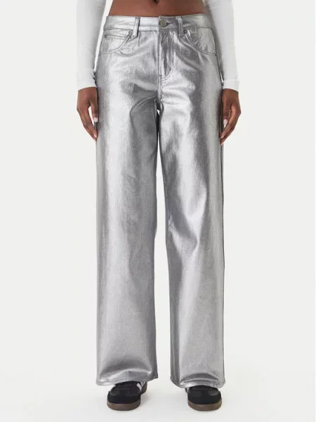 Adidas Jeansy Firebird Srebrny