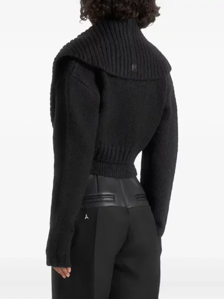Top Manière De Voir tricotate negru