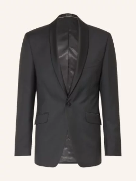 Wilvorst Marynarka Smokingowa O Kroju Regular Fit schwarz