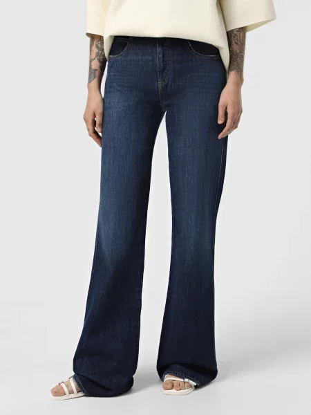 Широкі джинси Emporio Armani синій