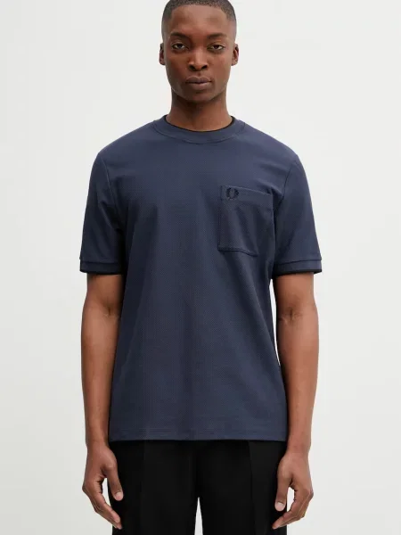 Fred Perry tricou din albastru