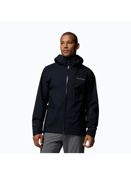 Geacă softshell pentru bărbați Columbia Trailborne black negru