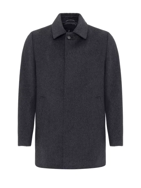 Moxx Paris Palton de primăvară-toamnă Pedro metalic gri