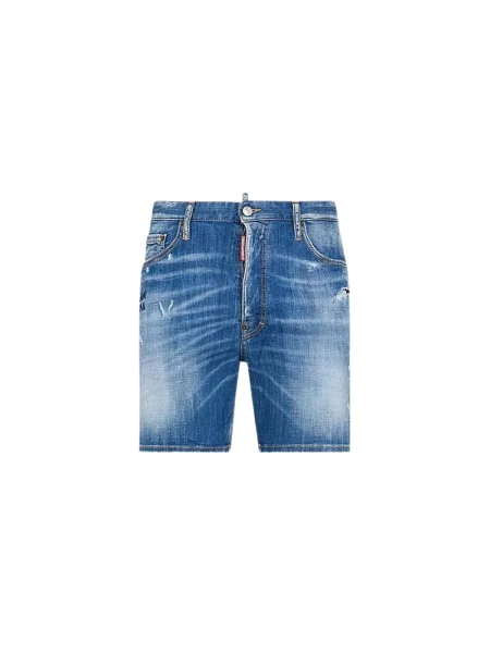 Szorty jeansowe Dsquared2 niebieskie
