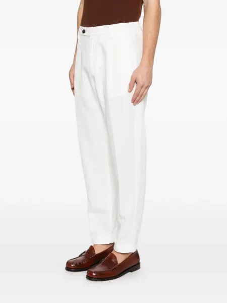 Pantaloni Eleventy alb