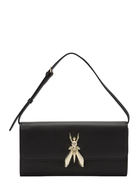 PATRIZIA PEPE Torba za čez ramo črna