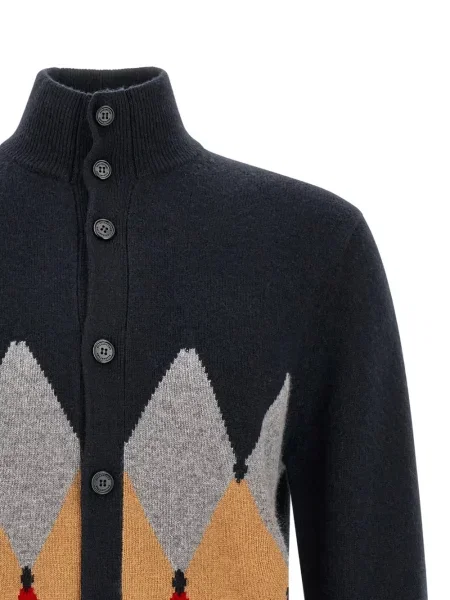 Cardigan Ballantyne clasic albastru