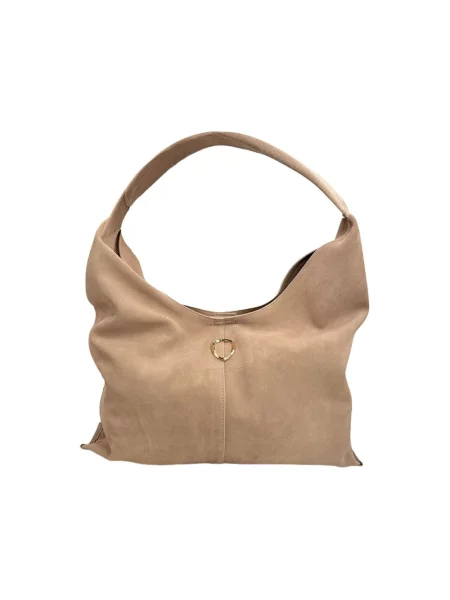 Torebka hobo Blauer zamszowa brązowa