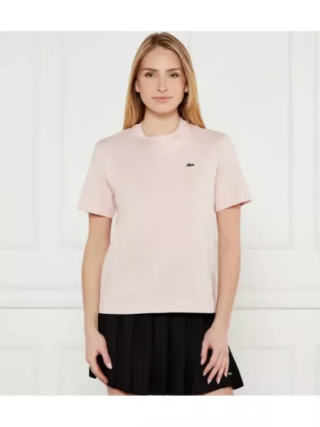 Lacoste Tricou | Relaxed fit roz