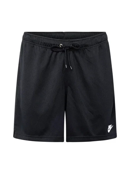 Nike Sportswear Pantaloni Club Flow negru / murdar alb
