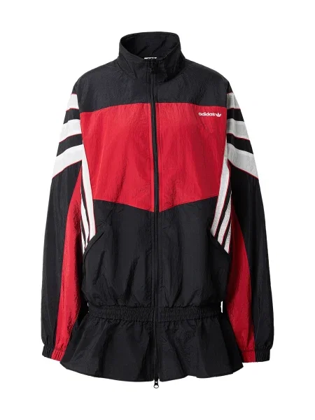ADIDAS ORIGINALS Demisezoninė striukė SANTIAGO raudona balta juoda