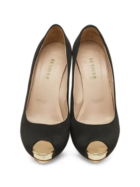 Pantofi cu toc Le Silla cu platformă negru