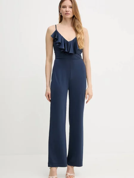 Гащеризон Guess ALICE с v-образно деколте тъмносиньо