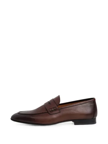 Pantofi loafer Hackett London din piele maro