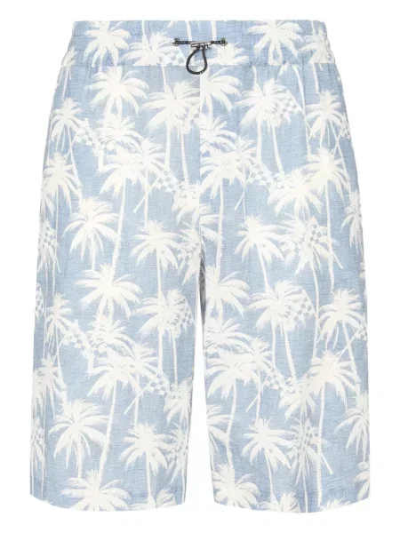 Pantaloni scurți Philipp Plein cu imagine albastru