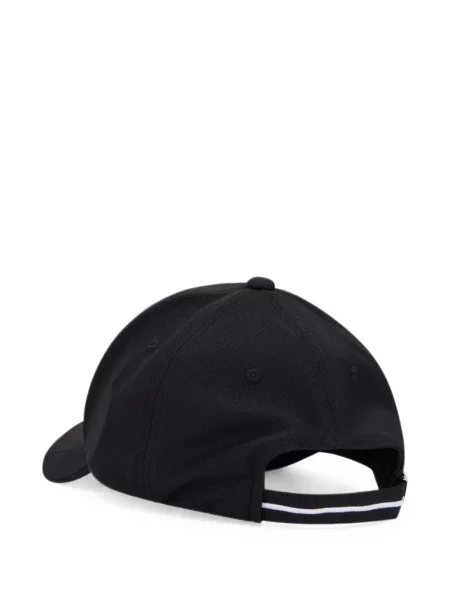 Șapcă Boss cu broderie tricotate negru
