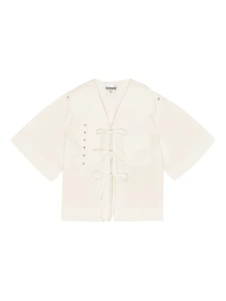 Bluzka Ganni biała
