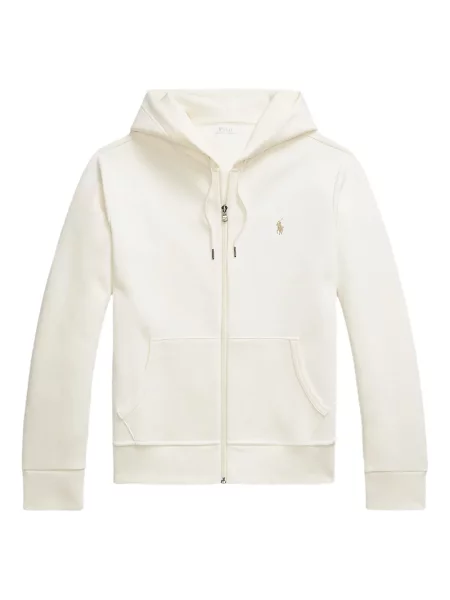 Șapcă Polo Ralph Lauren din fleece cu dungi cu volane albastru