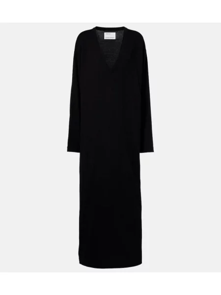 Kasmír öltöny maxi maxi ruha Extreme Cashmere fekete