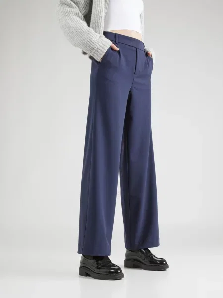 VILA Pantaloni Varone bleumarin