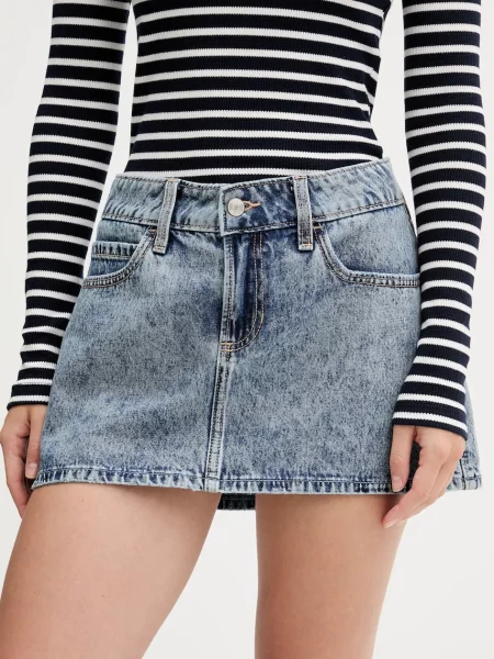 Jeans krilo Hollister Co. modra