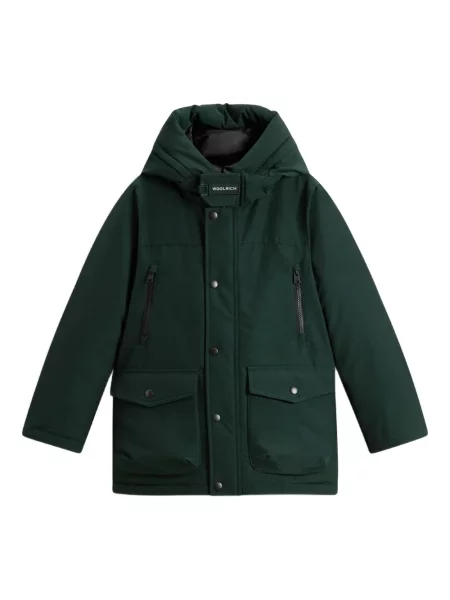 Parka dziecięca Woolrich zielona