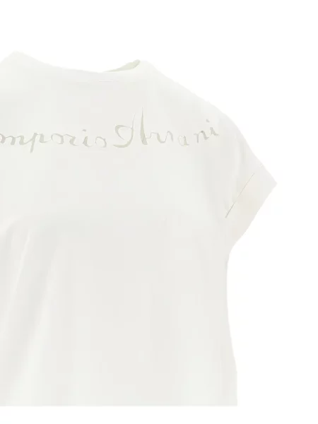 Póló Emporio Armani autogrammal fehér
