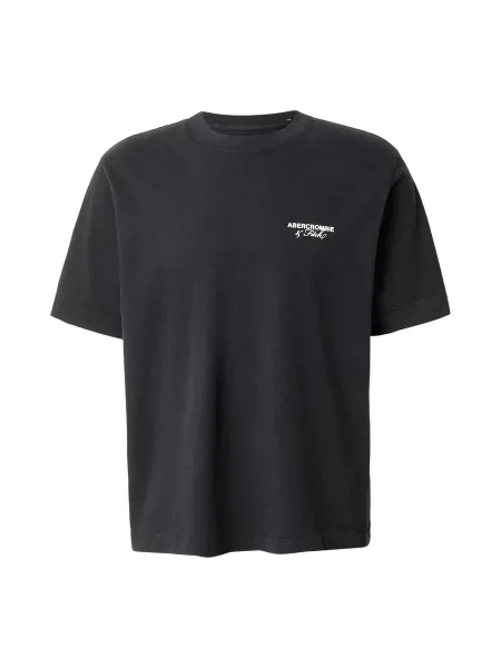 Abercrombie & Fitch Majica CITIES črna bela