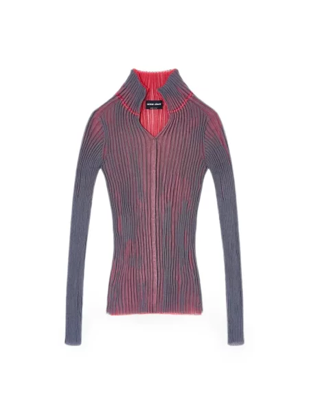 Lung top Giorgio Armani tricotate gri