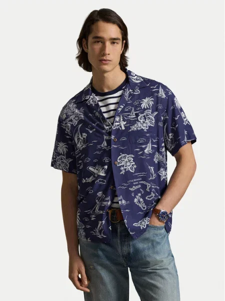 Polo Ralph Lauren Koszula Granatowy