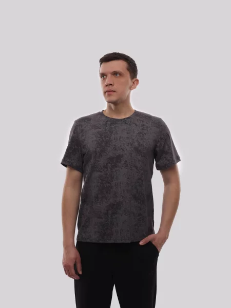 Футболка New Krop серая