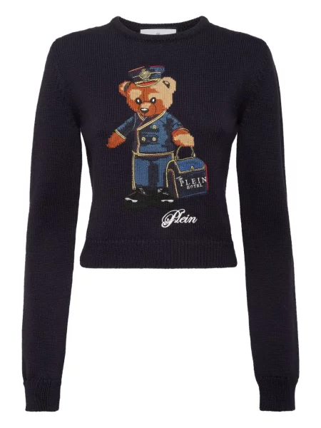 Pulover Philipp Plein lung negru