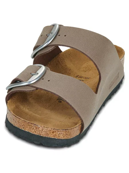 Pantofle Birkenstock s přezkou hnědé