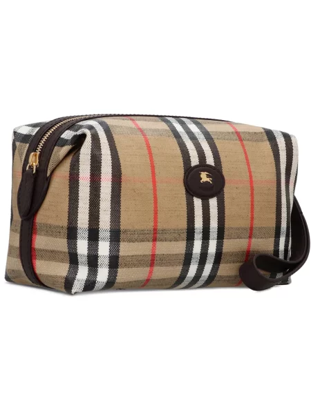 Torba Burberry z logo beżowa