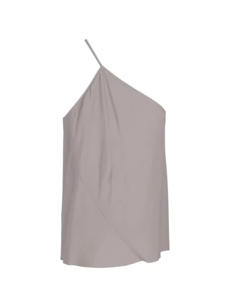 Top Rick Owens cu un umăr gol gri