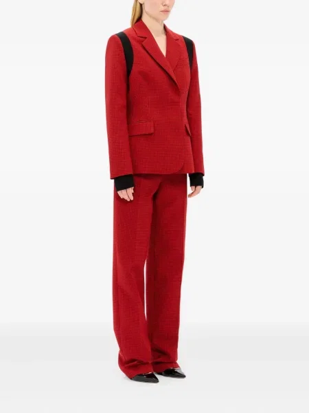 Pantaloni Msgm cu imagine roșu