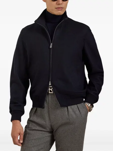Geacă bomber Ralph Lauren Purple Label albastru