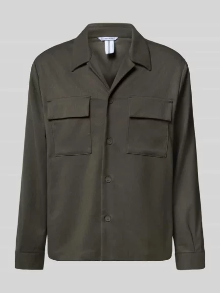 Kurtka koszulowa o kroju regular fit z kołnierzem z połami Antony Morato