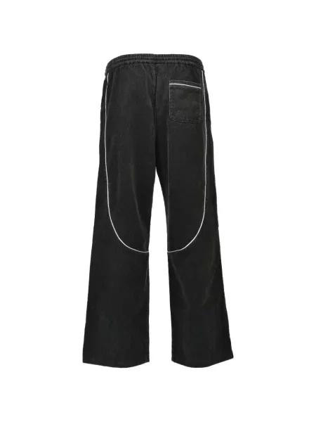 Pantaloni Breath de catifea cord negru