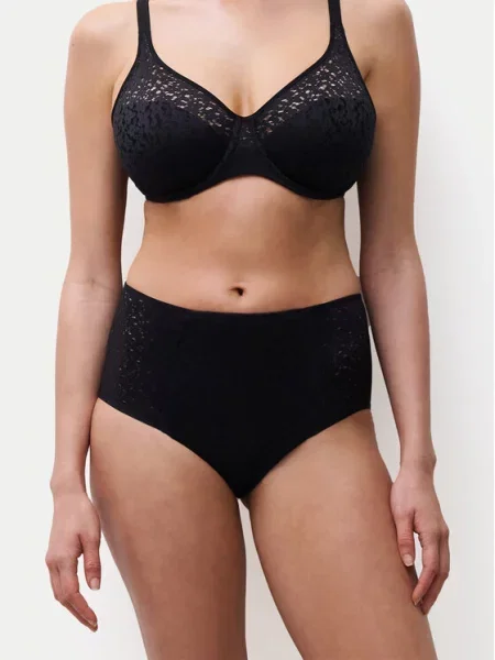 Chantelle Figi klasyczne z wysokim stanem Norah czarny