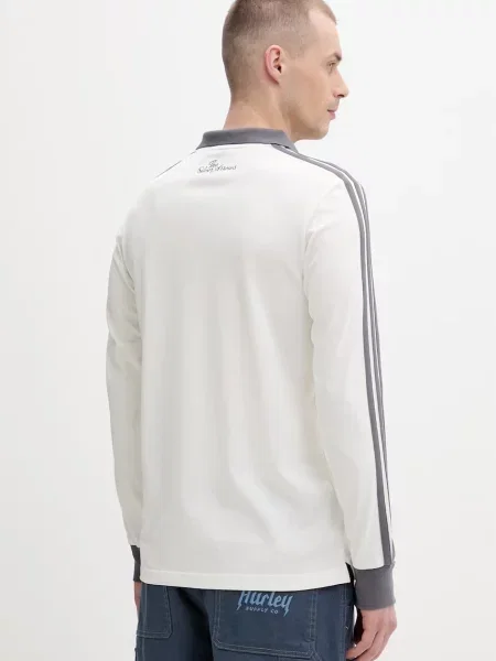 Adidas Koszulka Polo Z Pikowanym Wzorem Mercedes Amg Petronas Formula One Team weiss beżowa
